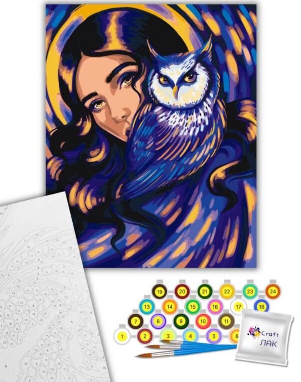 Розпис по номерах 40х50 10623-АC Краса та мудрість Art Craft арт крафт Ціна (цена) 204.00грн. | придбати  купити (купить) Розпис по номерах 40х50 10623-АC Краса та мудрість Art Craft арт крафт доставка по Украине, купить книгу, детские игрушки, компакт диски 1