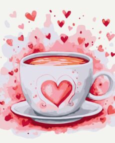 Розпис по номерах 40х50 12037-АC Чарівна чашка "Art Craft" арт крафт