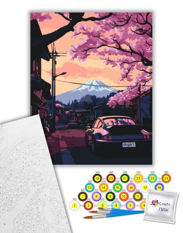 Розпис по номерах 40х50 12524-АC Дорога до Фудзі Art Craft арт крафт Ціна (цена) 213.60грн. | придбати  купити (купить) Розпис по номерах 40х50 12524-АC Дорога до Фудзі Art Craft арт крафт доставка по Украине, купить книгу, детские игрушки, компакт диски 1