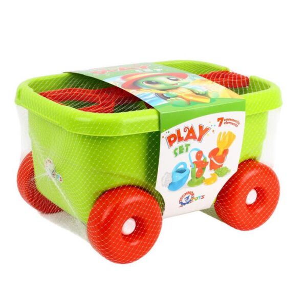 Пісочний набір у возику ТехноК 1409 Ціна (цена) 419.70грн. | придбати  купити (купить) Пісочний набір у возику ТехноК 1409 доставка по Украине, купить книгу, детские игрушки, компакт диски 3