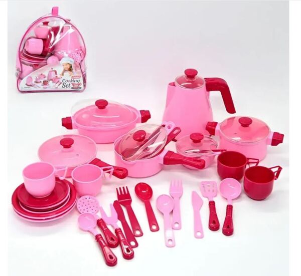 Набір посуду 39 предметів Cooking set 1764 Юніка Ціна (цена) 372.86грн. | придбати  купити (купить) Набір посуду 39 предметів Cooking set 1764 Юніка доставка по Украине, купить книгу, детские игрушки, компакт диски 0