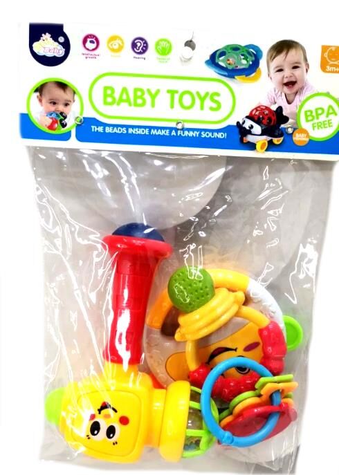 Брязкальце набір 4 штуки 6010B Ціна (цена) 154.47грн. | придбати  купити (купить) Брязкальце набір 4 штуки 6010B доставка по Украине, купить книгу, детские игрушки, компакт диски 1