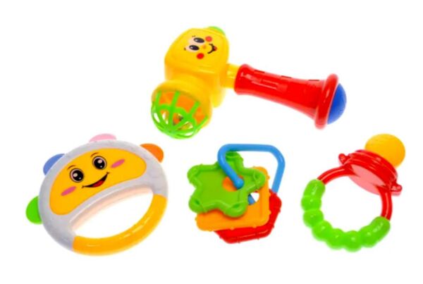 Брязкальце набір 4 штуки 6010B Ціна (цена) 154.47грн. | придбати  купити (купить) Брязкальце набір 4 штуки 6010B доставка по Украине, купить книгу, детские игрушки, компакт диски 0