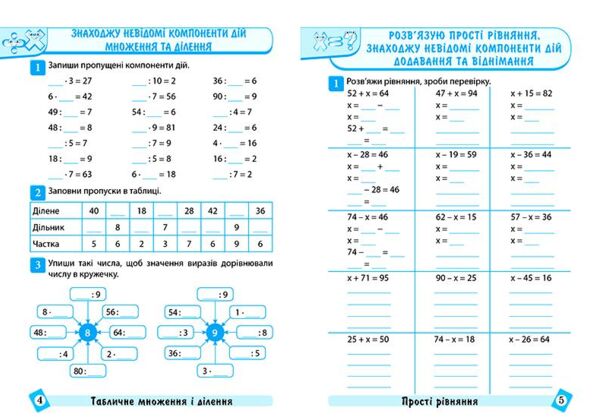 Тематичний тренажер Математика 3 клас Ціна (цена) 32.00грн. | придбати  купити (купить) Тематичний тренажер Математика 3 клас доставка по Украине, купить книгу, детские игрушки, компакт диски 2