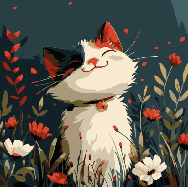 Розпис по номерах 20х20 HH8025 Лисеня серед квітів Strateg Ціна (цена) 114.71грн. | придбати  купити (купить) Розпис по номерах 20х20 HH8025 Лисеня серед квітів Strateg доставка по Украине, купить книгу, детские игрушки, компакт диски 0