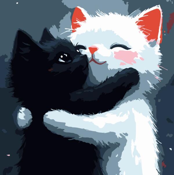 Розпис по номерах 20х20 HH8031 Котячі обійми Strateg Ціна (цена) 114.71грн. | придбати  купити (купить) Розпис по номерах 20х20 HH8031 Котячі обійми Strateg доставка по Украине, купить книгу, детские игрушки, компакт диски 0