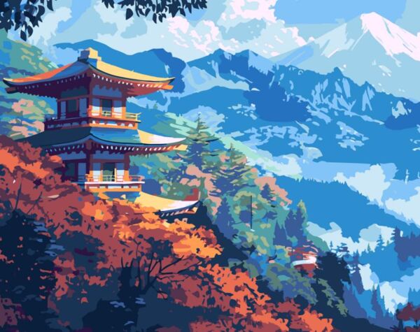 Розпис по номерах 40х50 VG020 Японська мить Strateg Ціна (цена) 166.09грн. | придбати  купити (купить) Розпис по номерах 40х50 VG020 Японська мить Strateg доставка по Украине, купить книгу, детские игрушки, компакт диски 0