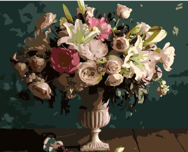 Розпис по номерах 40х50 VG022 Розкішний світлий букет Strateg Ціна (цена) 166.09грн. | придбати  купити (купить) Розпис по номерах 40х50 VG022 Розкішний світлий букет Strateg доставка по Украине, купить книгу, детские игрушки, компакт диски 0