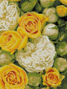 Алмазна мозаїка 30х40 FZ3040-25 Сонячний букет "Strateg"