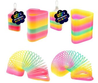 Пружинка Yabba Dabba Веселка 2 кольори мікс YD2551