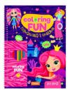 Розмальовка з олівцями на пружині COLORING FUN Ціна (цена) 86.50грн. | придбати  купити (купить) Розмальовка з олівцями на пружині COLORING FUN доставка по Украине, купить книгу, детские игрушки, компакт диски 1