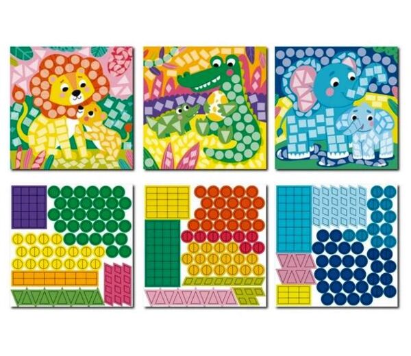 Мозаїка зі стікерами Зоопарк 300896 Ціна (цена) 58.25грн. | придбати  купити (купить) Мозаїка зі стікерами Зоопарк 300896 доставка по Украине, купить книгу, детские игрушки, компакт диски 2