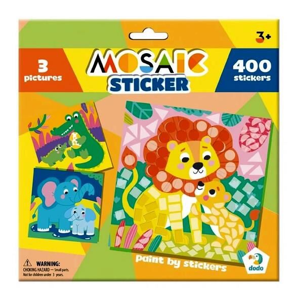 Мозаїка зі стікерами Зоопарк 300896 Ціна (цена) 58.25грн. | придбати  купити (купить) Мозаїка зі стікерами Зоопарк 300896 доставка по Украине, купить книгу, детские игрушки, компакт диски 1