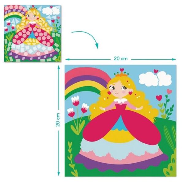 Мозаїка зі стікерами Принцеси 300897 Ціна (цена) 58.25грн. | придбати  купити (купить) Мозаїка зі стікерами Принцеси 300897 доставка по Украине, купить книгу, детские игрушки, компакт диски 3