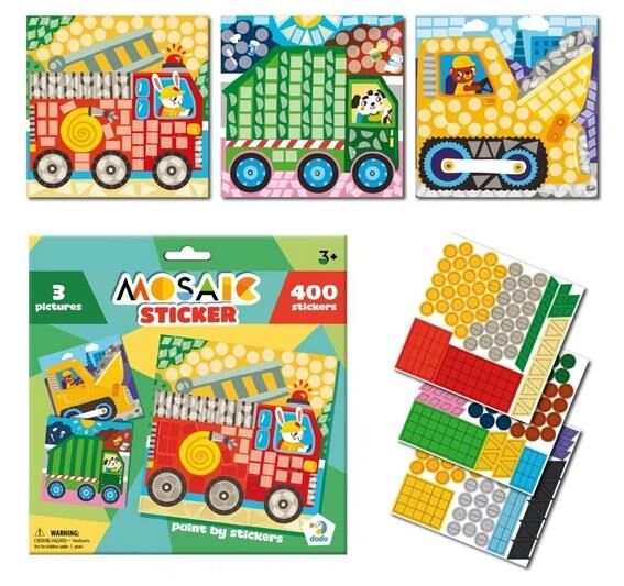 Мозаїка зі стікерами Транспорт 300899 Ціна (цена) 58.25грн. | придбати  купити (купить) Мозаїка зі стікерами Транспорт 300899 доставка по Украине, купить книгу, детские игрушки, компакт диски 1