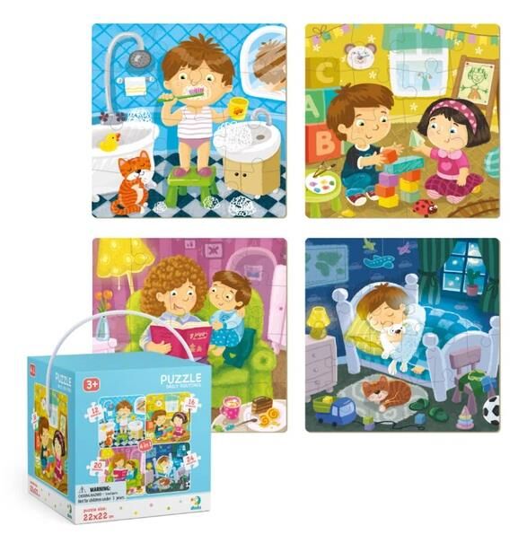 Пазли Мій день 12 16 20 24 деталі 4 в 1 300130 Ціна (цена) 183.35грн. | придбати  купити (купить) Пазли Мій день 12 16 20 24 деталі 4 в 1 300130 доставка по Украине, купить книгу, детские игрушки, компакт диски 2