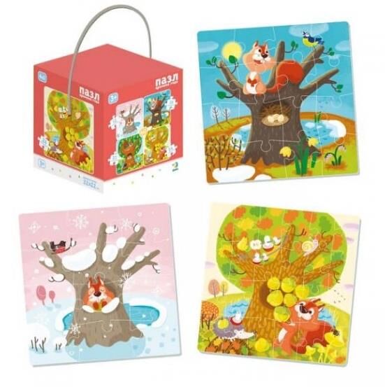 Пазли Пори року 12 16 20 24 деталі 4 в 1 300125 Ціна (цена) 183.35грн. | придбати  купити (купить) Пазли Пори року 12 16 20 24 деталі 4 в 1 300125 доставка по Украине, купить книгу, детские игрушки, компакт диски 1