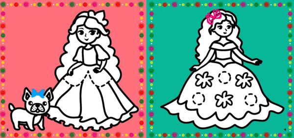 Контрастні прописи Принцеси Ціна (цена) 35.90грн. | придбати  купити (купить) Контрастні прописи Принцеси доставка по Украине, купить книгу, детские игрушки, компакт диски 1