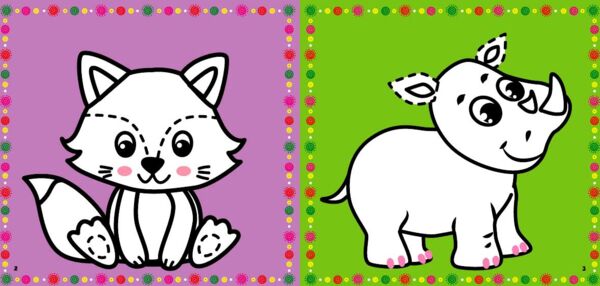 Контрастні прописи Тваринки Ціна (цена) 35.90грн. | придбати  купити (купить) Контрастні прописи Тваринки доставка по Украине, купить книгу, детские игрушки, компакт диски 1