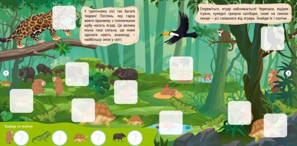 Хто тут заховався У тропічному лісі Ціна (цена) 31.00грн. | придбати  купити (купить) Хто тут заховався У тропічному лісі доставка по Украине, купить книгу, детские игрушки, компакт диски 1