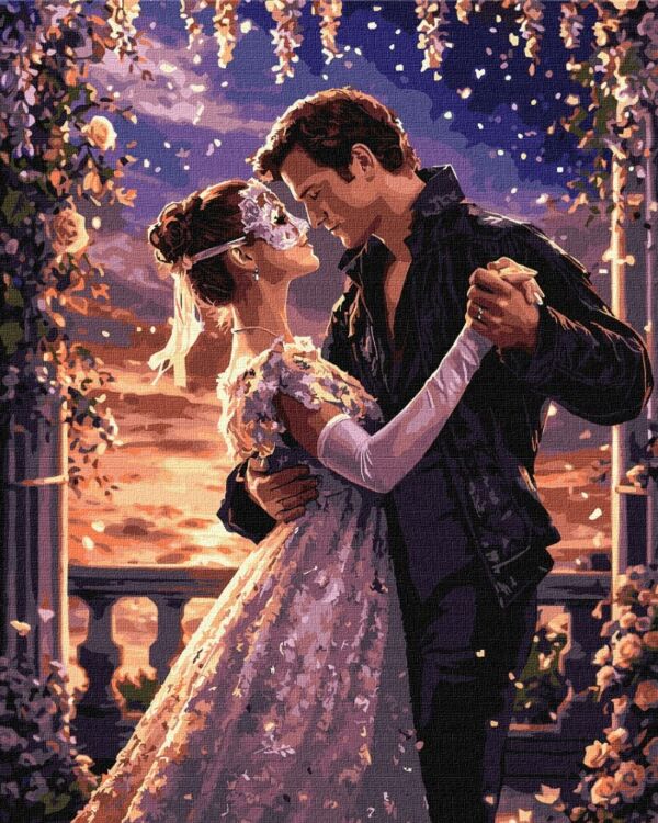 Розпис по номерах 40х50 КНО8745 Поцілунок під маскою Ідейка Ціна (цена) 190.80грн. | придбати  купити (купить) Розпис по номерах 40х50 КНО8745 Поцілунок під маскою Ідейка доставка по Украине, купить книгу, детские игрушки, компакт диски 0