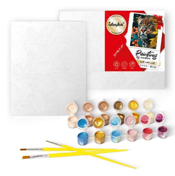 Розпис по номерах 40х50 КНО8753 Бал у сяйві кришталю з фарбами металік Ідейка Ціна (цена) 196.50грн. | придбати  купити (купить) Розпис по номерах 40х50 КНО8753 Бал у сяйві кришталю з фарбами металік Ідейка доставка по Украине, купить книгу, детские игрушки, компакт диски 1