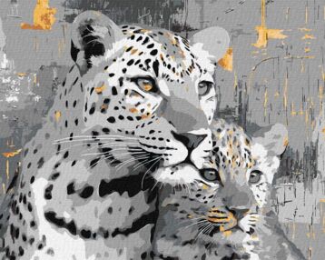 Розпис по номерах 40х50 KHO6942 Золоті джунглі з фарбами металік "Ідейка"