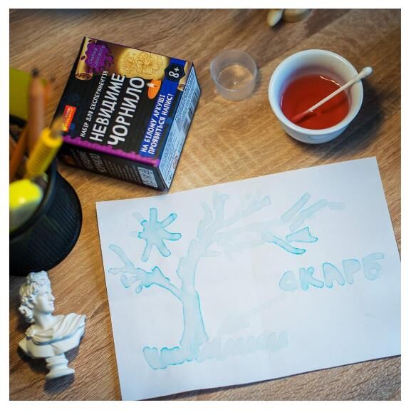 Набір для експериментів невидиме чорнило Ціна (цена) 95.00грн. | придбати  купити (купить) Набір для експериментів невидиме чорнило доставка по Украине, купить книгу, детские игрушки, компакт диски 3