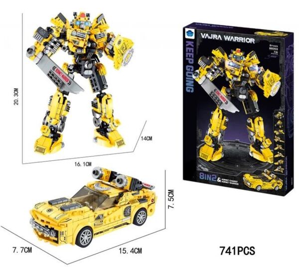 Конструктор 2 в 1 робот + спорткар 741 деталь BB303 Ціна (цена) 412.80грн. | придбати  купити (купить) Конструктор 2 в 1 робот + спорткар 741 деталь BB303 доставка по Украине, купить книгу, детские игрушки, компакт диски 0