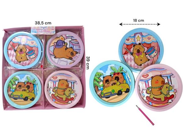 Алмазна мозаїка кругла D-18 см Капібара Ціна (цена) 38.00грн. | придбати  купити (купить) Алмазна мозаїка кругла D-18 см Капібара доставка по Украине, купить книгу, детские игрушки, компакт диски 0