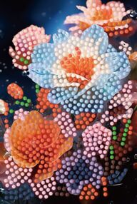 Алмазна мозаїка 10х15 YJB1015-05 Світло квітів "Strateg"