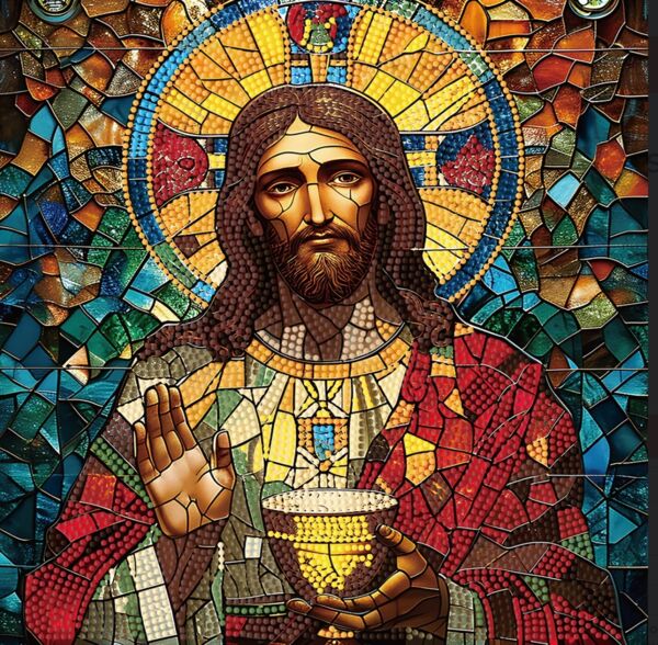 Алмазна мозаїка 30х30 YJB3030-01 Святе Причастя Strateg Ціна (цена) 139.65грн. | придбати  купити (купить) Алмазна мозаїка 30х30 YJB3030-01 Святе Причастя Strateg доставка по Украине, купить книгу, детские игрушки, компакт диски 0