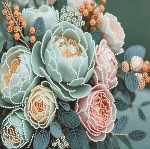 Алмазна мозаїка 30х30 YJB3030-06 Ніжні піони Strateg Ціна (цена) 139.65грн. | придбати  купити (купить) Алмазна мозаїка 30х30 YJB3030-06 Ніжні піони Strateg доставка по Украине, купить книгу, детские игрушки, компакт диски 0