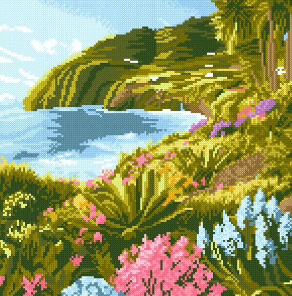 Алмазна мозаїка 30х30 YZ3030-05 Узбережжя на острові Strateg Ціна (цена) 218.45грн. | придбати  купити (купить) Алмазна мозаїка 30х30 YZ3030-05 Узбережжя на острові Strateg доставка по Украине, купить книгу, детские игрушки, компакт диски 0