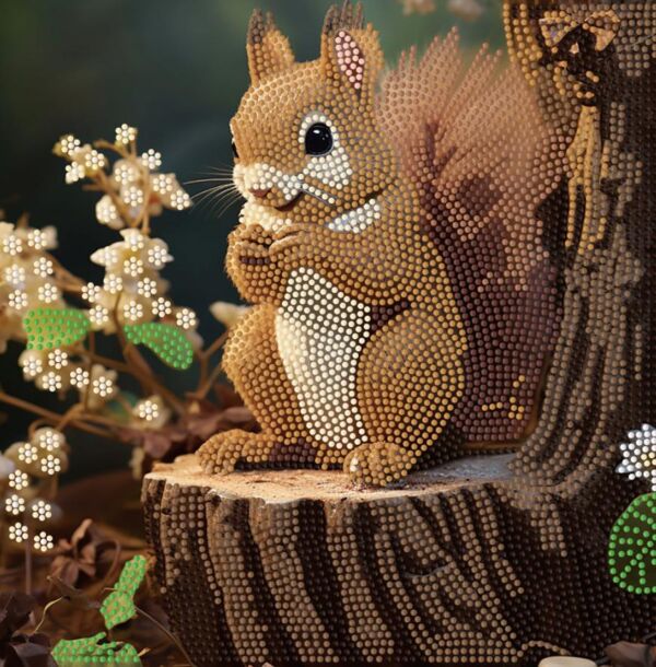 Алмазна мозаїка 30х30 YJB3030-20 Лісова білочка Strateg Ціна (цена) 139.65грн. | придбати  купити (купить) Алмазна мозаїка 30х30 YJB3030-20 Лісова білочка Strateg доставка по Украине, купить книгу, детские игрушки, компакт диски 0