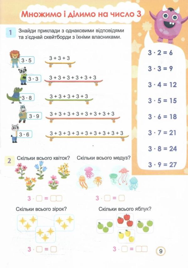 Таблиця множення Супертренажер Ціна (цена) 60.00грн. | придбати  купити (купить) Таблиця множення Супертренажер доставка по Украине, купить книгу, детские игрушки, компакт диски 3