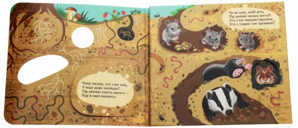 Книжка з віконцями Хто сховався під землею Ціна (цена) 56.10грн. | придбати  купити (купить) Книжка з віконцями Хто сховався під землею доставка по Украине, купить книгу, детские игрушки, компакт диски 1