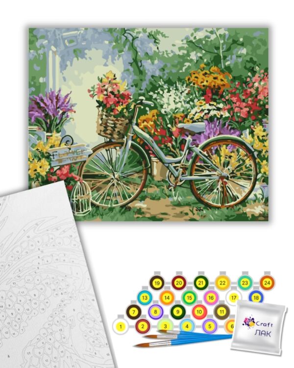 Розпис по номерах 40х50 504001-NC Квітковий сад Art Craft арт крафт Ціна (цена) 213.60грн. | придбати  купити (купить) Розпис по номерах 40х50 504001-NC Квітковий сад Art Craft арт крафт доставка по Украине, купить книгу, детские игрушки, компакт диски 1