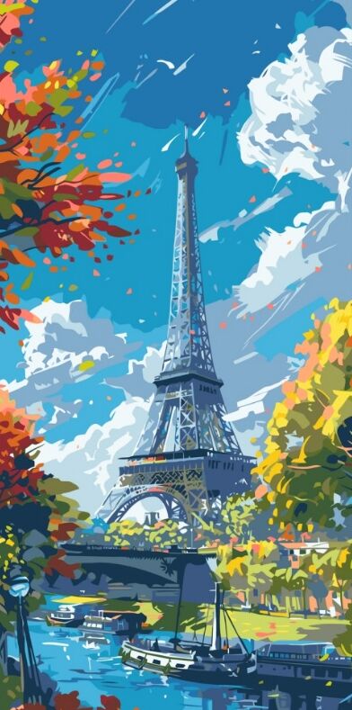 Розпис по номерах 40х80 11571-АC Eiffel Tower Art Craft арт крафт Ціна (цена) 357.10грн. | придбати  купити (купить) Розпис по номерах 40х80 11571-АC Eiffel Tower Art Craft арт крафт доставка по Украине, купить книгу, детские игрушки, компакт диски 0