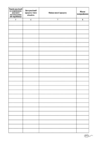 Журнал  обліку бракеражу сирої продукції Ціна (цена) 81.60грн. | придбати  купити (купить) Журнал  обліку бракеражу сирої продукції доставка по Украине, купить книгу, детские игрушки, компакт диски 3