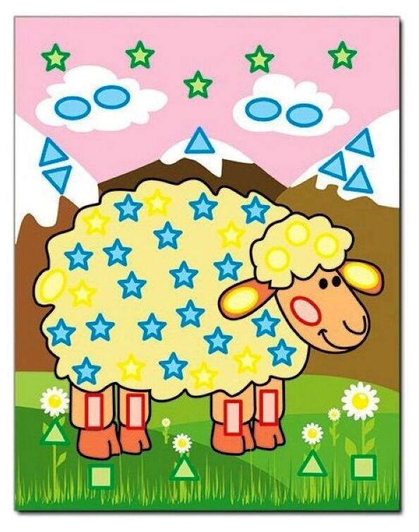 Чарівна мозаїка з наліпками Равлик Глорія Ціна (цена) 40.80грн. | придбати  купити (купить) Чарівна мозаїка з наліпками Равлик Глорія доставка по Украине, купить книгу, детские игрушки, компакт диски 1