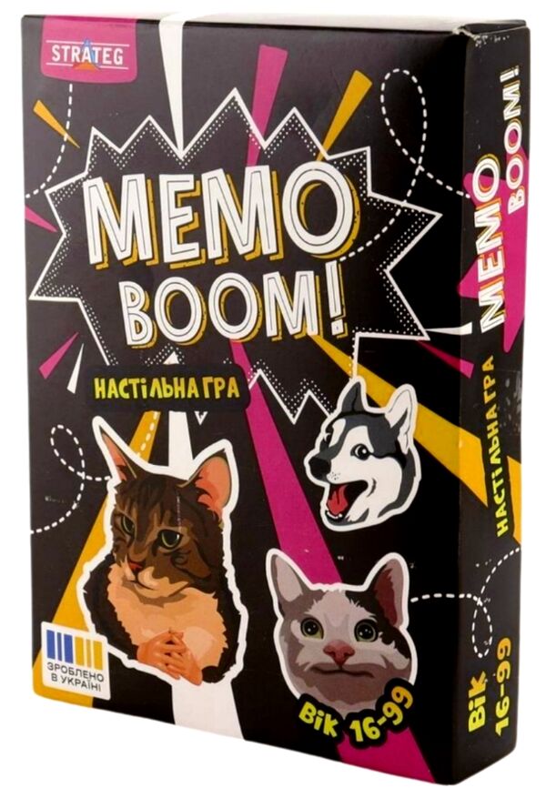 Гра настільна MEMO BOOM ! 30677 Ціна (цена) 26.70грн. | придбати  купити (купить) Гра настільна MEMO BOOM ! 30677 доставка по Украине, купить книгу, детские игрушки, компакт диски 0