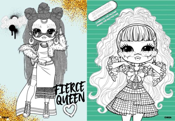 Розмальовка зі стікерами L.O.L.M.G Queens 2 LCB15 Ціна (цена) 56.00грн. | придбати  купити (купить) Розмальовка зі стікерами L.O.L.M.G Queens 2 LCB15 доставка по Украине, купить книгу, детские игрушки, компакт диски 2