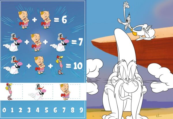 Розмальовка зі стікерами WB Looney Tunes Веселий кролик LCB44 Ціна (цена) 56.00грн. | придбати  купити (купить) Розмальовка зі стікерами WB Looney Tunes Веселий кролик LCB44 доставка по Украине, купить книгу, детские игрушки, компакт диски 2