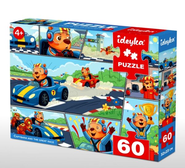 Пазл Капібара та великі перегони 60 елементів LP60-007 Ціна (цена) 86.00грн. | придбати  купити (купить) Пазл Капібара та великі перегони 60 елементів LP60-007 доставка по Украине, купить книгу, детские игрушки, компакт диски 0