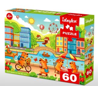 Пазл Капібара у великому місті 60 елементів LP60-008