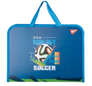 Портфель на блискавці з тканинними ручками Football 492241 YES FC