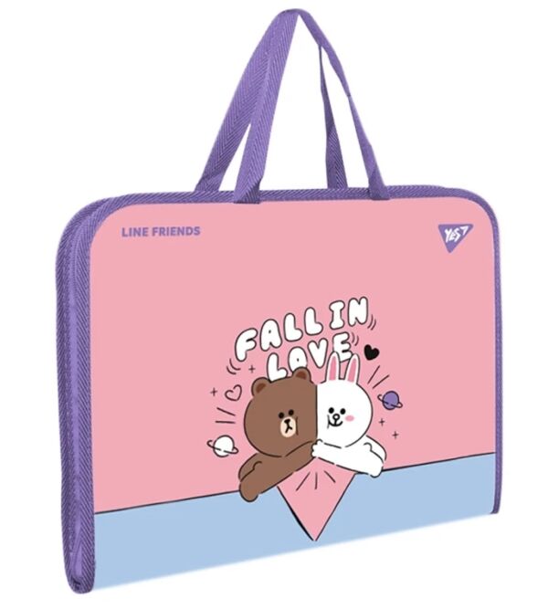 Портфель на блискавці з тканинними ручками Friends Choco and Cony 492239 YES FC Ціна (цена) 191.90грн. | придбати  купити (купить) Портфель на блискавці з тканинними ручками Friends Choco and Cony 492239 YES FC доставка по Украине, купить книгу, детские игрушки, компакт диски 0