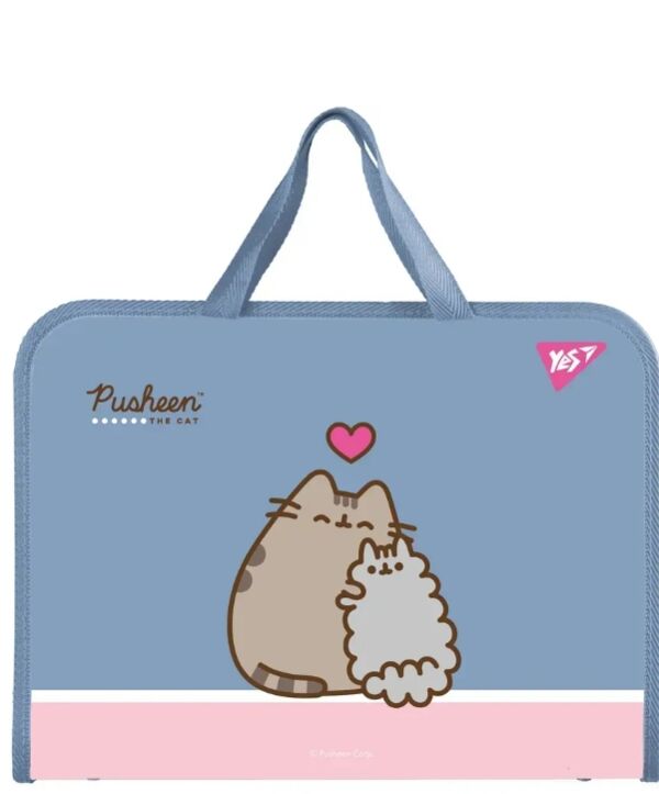 Портфель на блискавці з тканинними ручками Pusheen 492316 YES FC Ціна (цена) 191.90грн. | придбати  купити (купить) Портфель на блискавці з тканинними ручками Pusheen 492316 YES FC доставка по Украине, купить книгу, детские игрушки, компакт диски 1