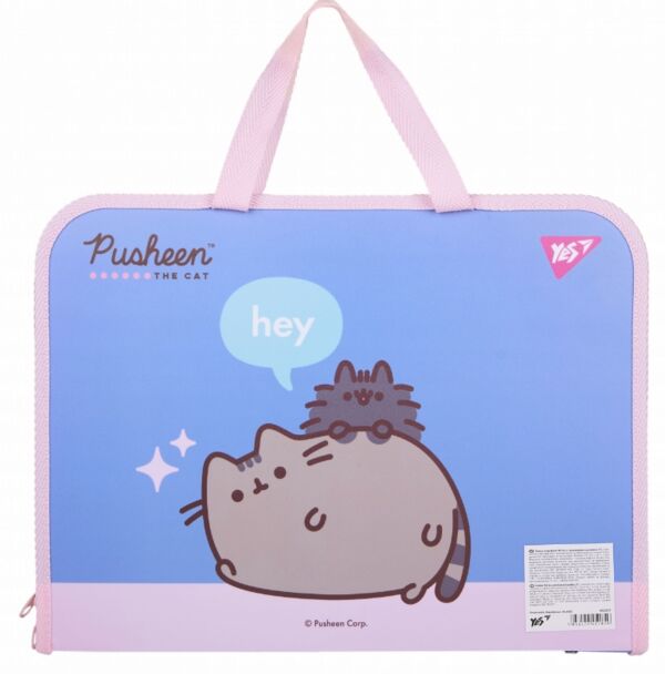 Портфель на блискавці з тканинними ручками Pusheen 492317 YES FC Ціна (цена) 191.90грн. | придбати  купити (купить) Портфель на блискавці з тканинними ручками Pusheen 492317 YES FC доставка по Украине, купить книгу, детские игрушки, компакт диски 1
